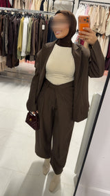 ZARA PREMIUM PANTALON BROWN