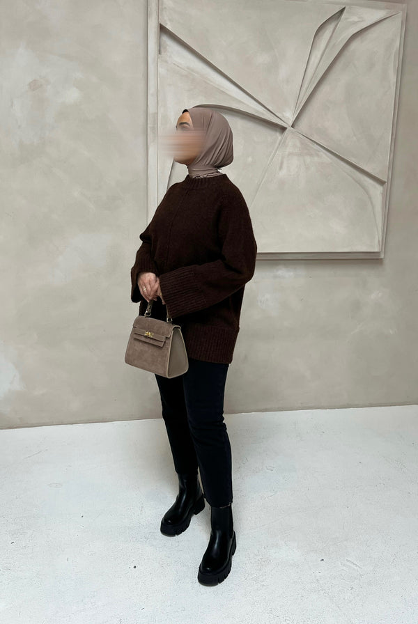 ELMA SWEATER BROWN