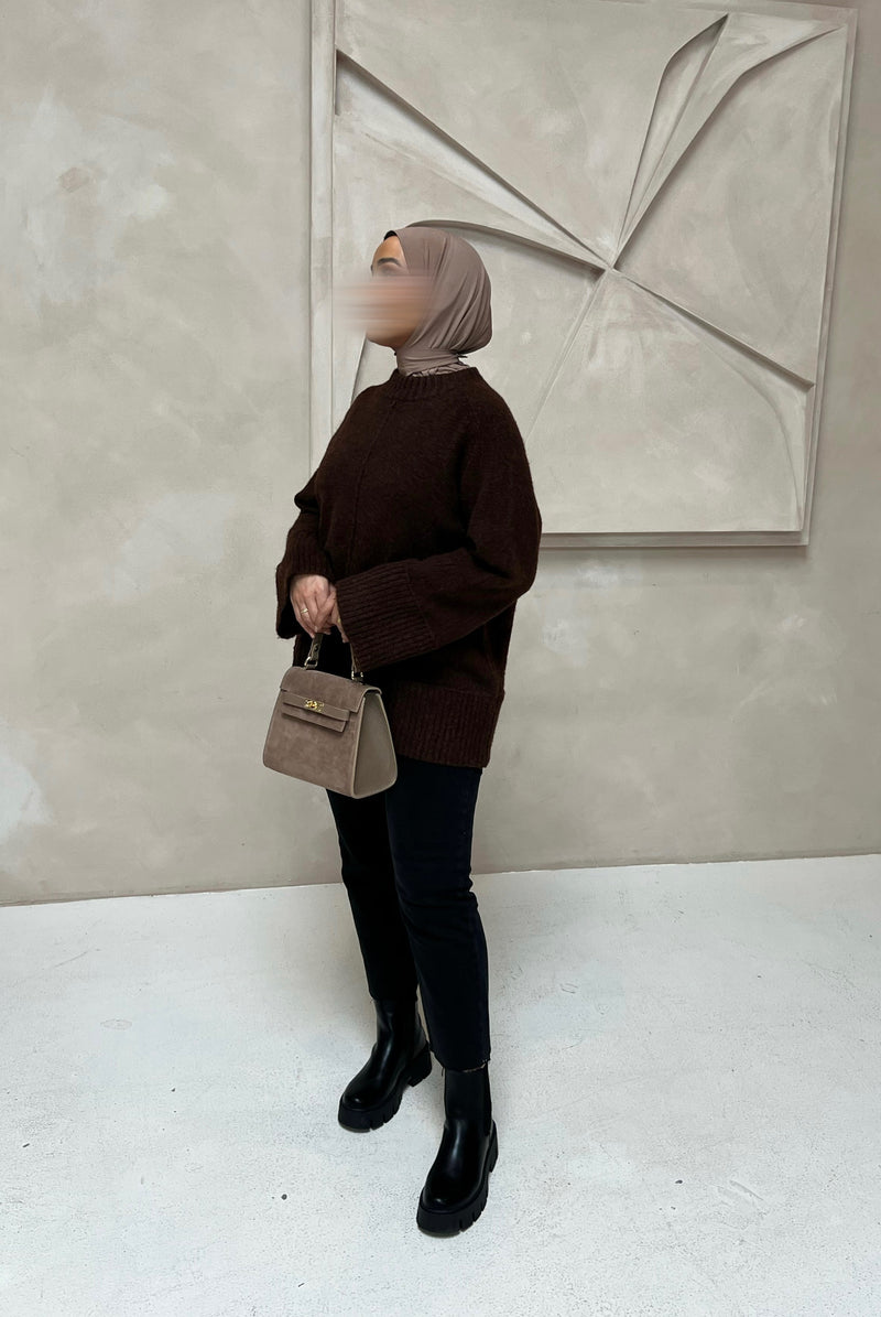ELMA SWEATER BROWN