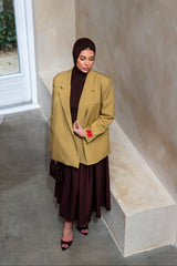 HANORA SIGNATURE BLAZER- SAFFRON
