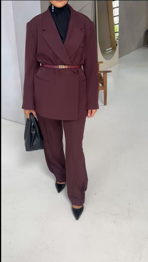 SANDRA BLAZER BORDEAUX