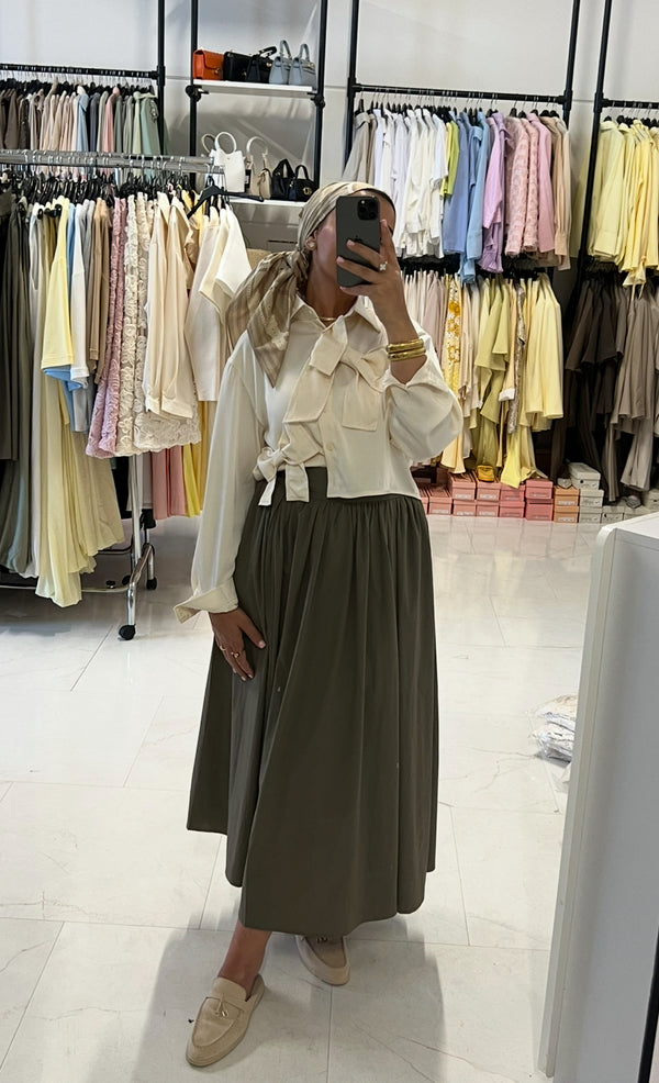 LAYA SKIRT KHAKI