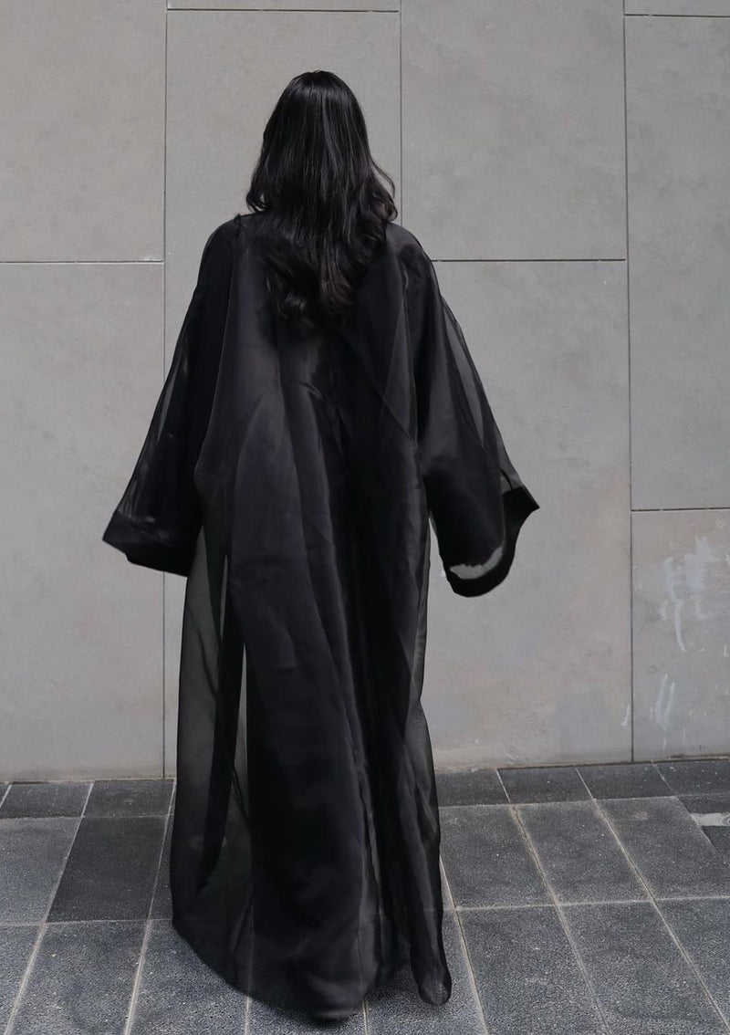Yamal abaya set black