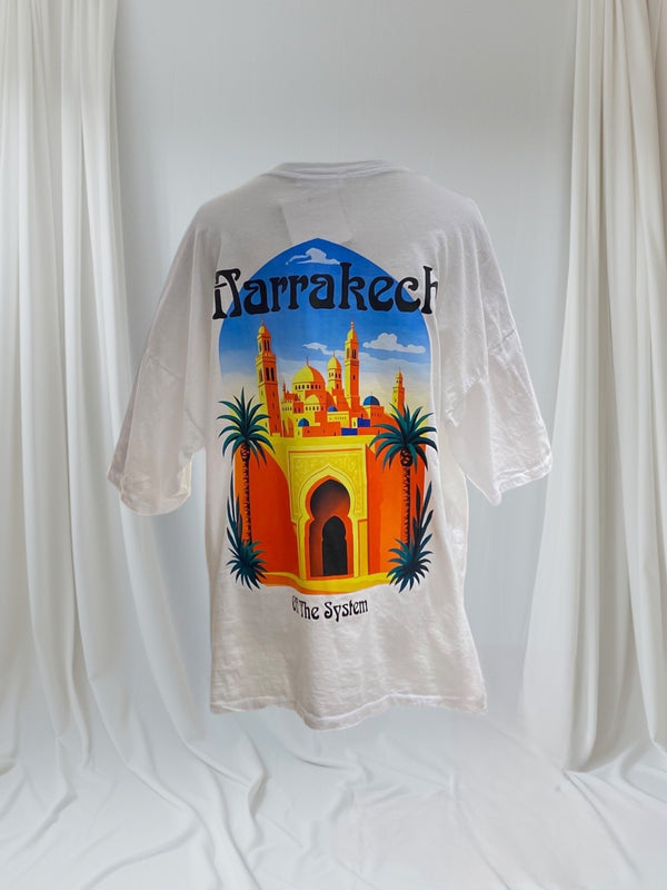 OVERSIZED T-shirt Marrakech White