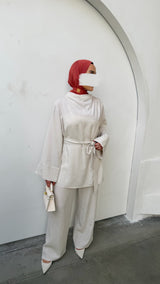 AMALIA TWO PIECE BEIGE