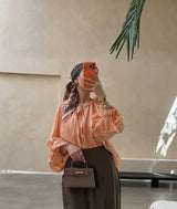 AVA BLOUSE CORAL
