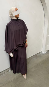 NOLIA SKIRT AUBERGINE