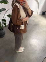 Balloon queen heart jeans brown