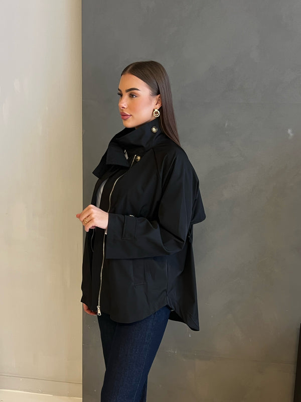 Basic trenchcoat black