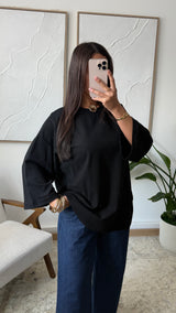 OVERSIZED SHIRT BLACK