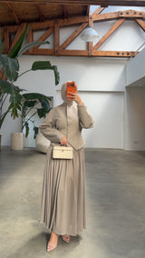 NOLIA SKIRT TAUPE