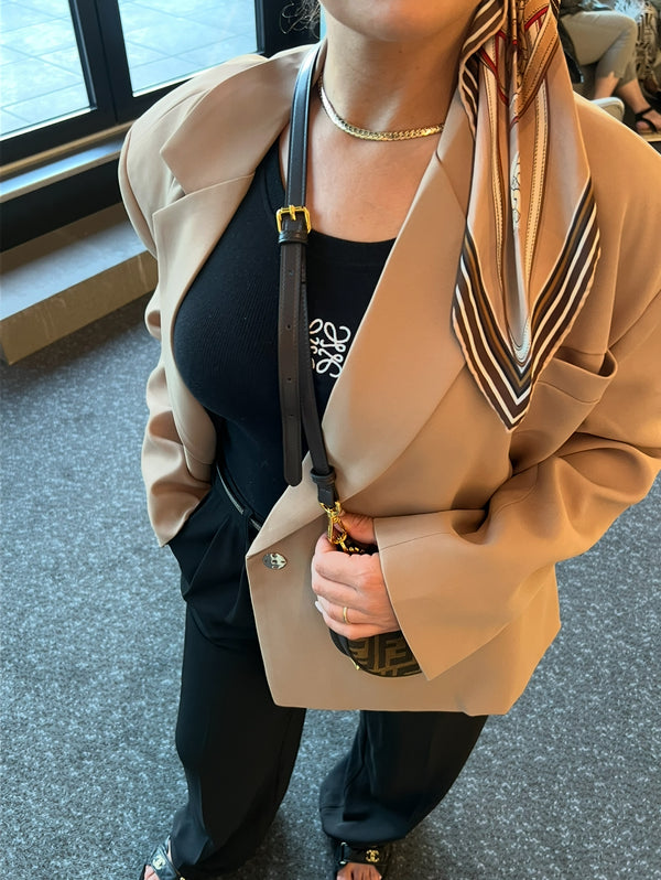 DAD OVERSIZED BLAZER CAMEL
