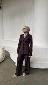 TALISSA TWO PIECE AUBERGINE