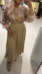 LAYA SKIRT BEIGE