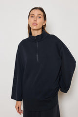 Dentella zipper top NAVY BLUE