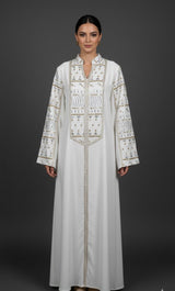 ABAYA SULTANA WHITE