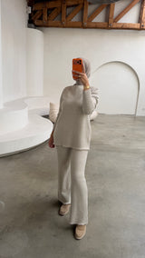 LIVIA KNIT SET- BEIGE