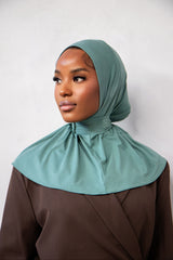 BREATHABLE HIJAB LAGOON GREEN