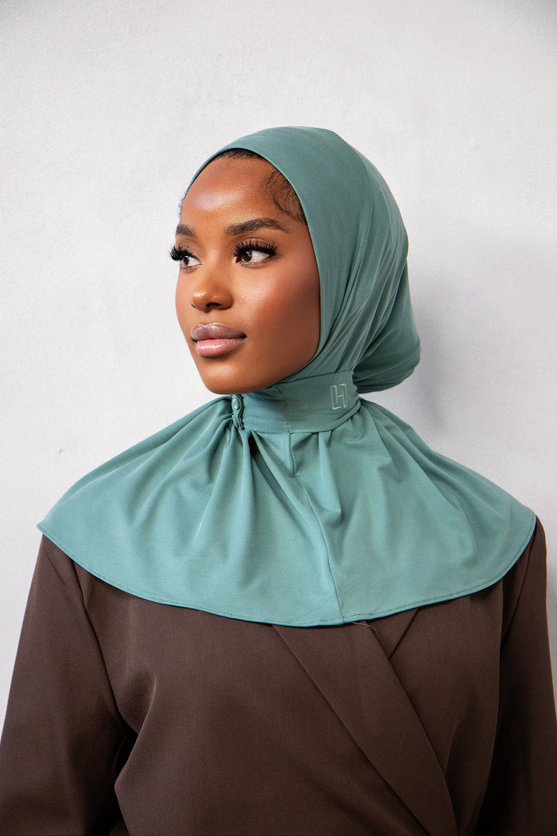 BREATHABLE HIJAB LAGOON GREEN