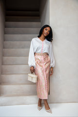 FLORA CAFTAN SET ROSE