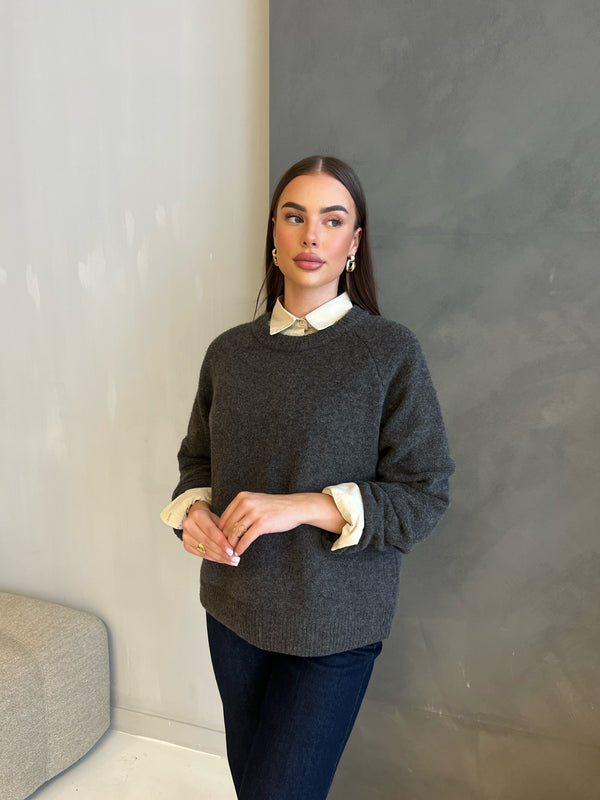 ORA SWEATER BROWN