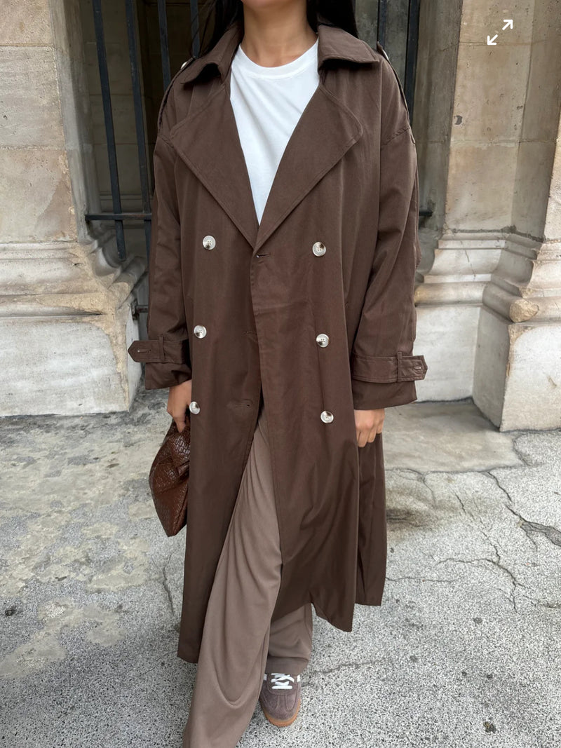 ZELDA TRENCHCOAT BROWN