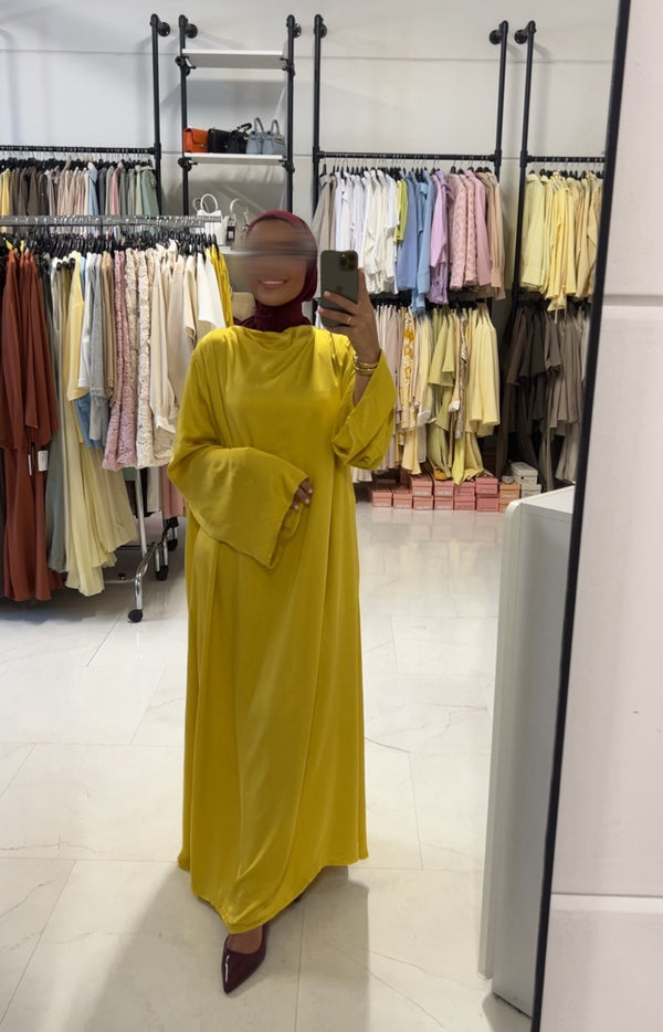 ABAYA NOOR GOLDEN YELLOW