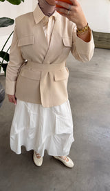AMALIA GILET BEIGE