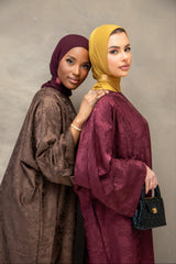 EVA OVERSIZED ABAYA BROWN