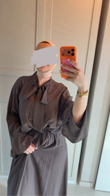 HANA TWINSET BROWN