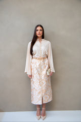 NALA CAFTAN SET BEIGE