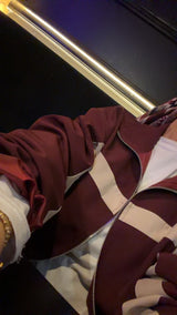 INSPIRED JACKET BURGUNDY