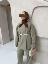 soly jacket green - w25244