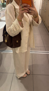 FARAH TWO PIECE LIGHT BEIGE