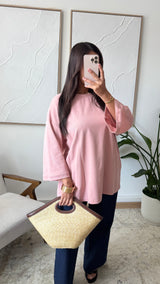 OVERSIZED SHIRT PINK
