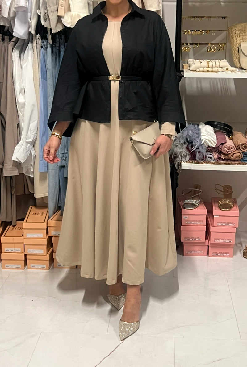 YAÉL DRESS BEIGE