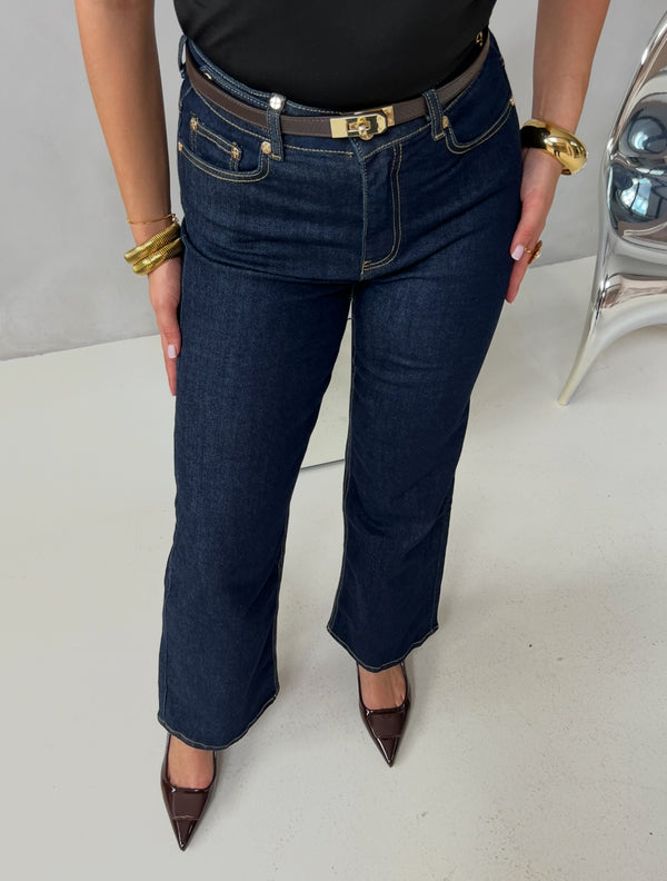 EVA QUEEN HEARTS JEANS DARK BLUE