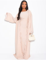 ABAYA SET MAÏA BEIGE