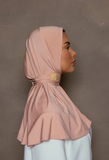 Instant Scarf Peach Rose
