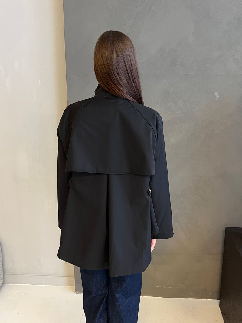 Basic trenchcoat black