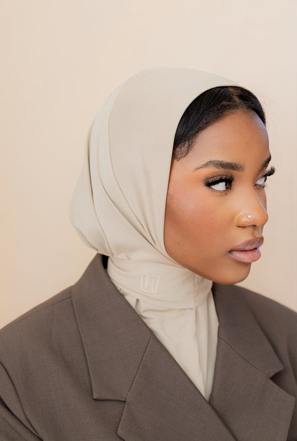 Instant Scarf Dessert Beige