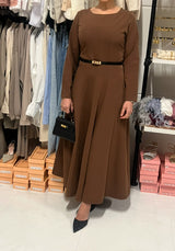 YAÉL DRESS CHOCO