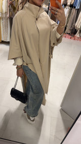 TRENCH CAPE LIGHT BEIGE