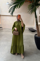 LINDA DRESS GREEN