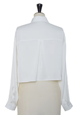 BOW BLOUSE WHITE
