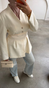 ELSA BLAZER ECRU