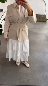 AMALIA GILET BEIGE