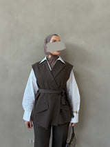 NALA GILET BROWN