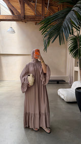 JESSY DRESS TAUPE