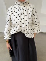 PLOKA DOT BLOUSE